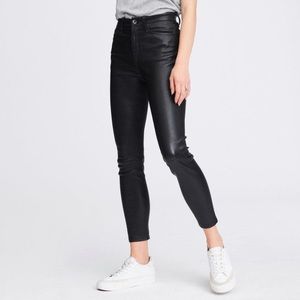 Rag&Bone Genuine lamb leather skinny jeans 26
